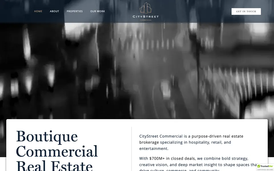 City Street CRE website